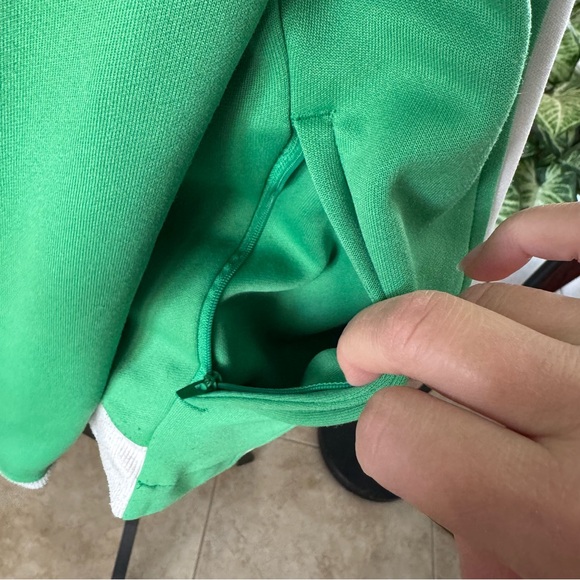 Vintage 90s Puma Green Track Jacket - Unisex Size L | Retro Zip-Up - Picture 6 of 8